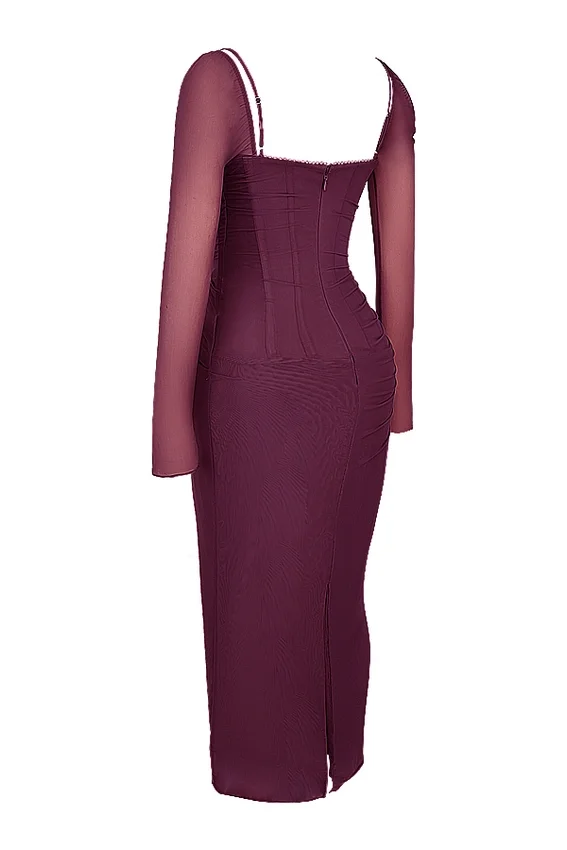 Katarina Wine Maxi Dress Katarina Wine Maxi Dress