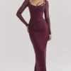 Katarina Wine Maxi Dress Katarina Wine Maxi Dress