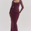 Katarina Wine Maxi Dress Katarina Wine Maxi Dress