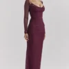 Katarina Wine Maxi Dress Katarina Wine Maxi Dress