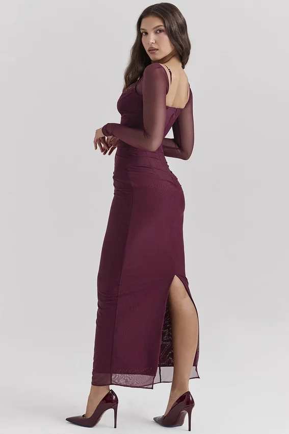 Katarina Wine Maxi Dress Katarina Wine Maxi Dress