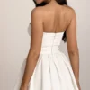 Katherine White Strapless Corset Mini Dress Katherine White Strapless Corset Mini Dress