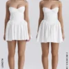 Katherine White Strapless Corset Mini Dress Katherine White Strapless Corset Mini Dress