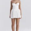Katherine White Strapless Corset Mini Dress Katherine White Strapless Corset Mini Dress