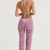 Keala Violet Floral Cutout Trousers