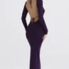 Keana Grape Ribbed Knit Maxi Dress Keana Grape Ribbed Knit Maxi Dress