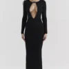 Keeya Black Knit Maxi Dress Keeya Black Knit Maxi Dress