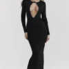 Keeya Black Knit Maxi Dress Keeya Black Knit Maxi Dress