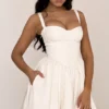 Kelly White Corset Midi Sundress Kelly White Corset Midi Sundress