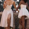 Kelly White Corset Midi Sundress Kelly White Corset Midi Sundress