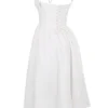 Kelly White Corset Midi Sundress Kelly White Corset Midi Sundress