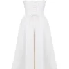 Kelly White Corset Midi Sundress Kelly White Corset Midi Sundress
