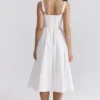Kelly White Corset Midi Sundress Kelly White Corset Midi Sundress