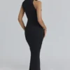 Keoni Black Asymmetric Draped Maxi Dress Keoni Black Asymmetric Draped Maxi Dress