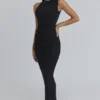 Keoni Black Asymmetric Draped Maxi Dress Keoni Black Asymmetric Draped Maxi Dress