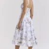 Kim Lilac Floral Cotton Midi Sundress Kim Lilac Floral Cotton Midi Sundress