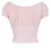 Kitty Baby Pink Gathered Top