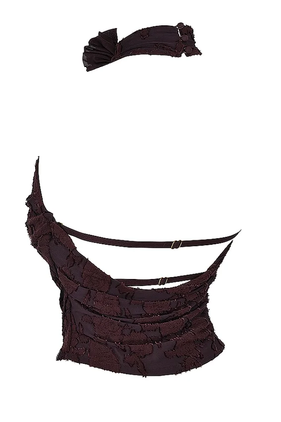 Kyra Cocoa Halter Top Kyra Cocoa Halter Top