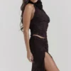 Kyra Cocoa Halter Top Kyra Cocoa Halter Top