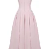 Lady Ballerina Pink Strapless Midi Dress Lady Ballerina Pink Strapless Midi Dress