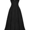 Lady Black Strapless Midi Dress Lady Black Strapless Midi Dress