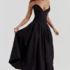 Lady Black Strapless Midi Dress Lady Black Strapless Midi Dress