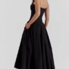 Lady Black Strapless Midi Dress Lady Black Strapless Midi Dress