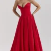 Lady Scarlet Strapless Midi Dress Lady Scarlet Strapless Midi Dress