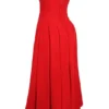 Lady Scarlet Strapless Midi Dress Lady Scarlet Strapless Midi Dress