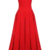 Lady Scarlet Strapless Midi Dress Lady Scarlet Strapless Midi Dress