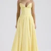 Lady Sunshine Strapless Tulle Midi Dress Lady Sunshine Strapless Tulle Midi Dress
