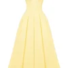 Lady Sunshine Strapless Tulle Midi Dress Lady Sunshine Strapless Tulle Midi Dress