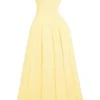 Lady Sunshine Strapless Tulle Midi Dress Lady Sunshine Strapless Tulle Midi Dress