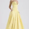 Lady Sunshine Strapless Tulle Midi Dress Lady Sunshine Strapless Tulle Midi Dress