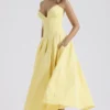 Lady Sunshine Strapless Tulle Midi Dress Lady Sunshine Strapless Tulle Midi Dress