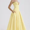 Lady Sunshine Strapless Tulle Midi Dress Lady Sunshine Strapless Tulle Midi Dress