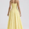 Lady Sunshine Strapless Tulle Midi Dress Lady Sunshine Strapless Tulle Midi Dress