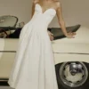 Lady White Strapless Midi Dress Lady White Strapless Midi Dress