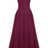 Lady Wine Strapless Midi Dress Lady Wine Strapless Midi Dress