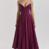 Lady Wine Strapless Midi Dress Lady Wine Strapless Midi Dress