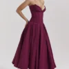 Lady Wine Strapless Midi Dress Lady Wine Strapless Midi Dress