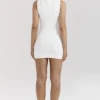 Laguna White Stretch Knit Mini Dress Laguna White Stretch Knit Mini Dress