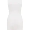 Laguna White Stretch Knit Mini Dress Laguna White Stretch Knit Mini Dress