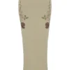 Lailah Artichoke Floral Maxi Skirt Lailah Artichoke Floral Maxi Skirt