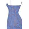 Lala Lavender Lace Mini Dress Lala Lavender Lace Mini Dress