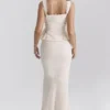 Lana Vintage Cream Cotton Broderie Anglais Maxi Skirt Lana Vintage Cream Cotton Broderie Anglais Maxi Skirt
