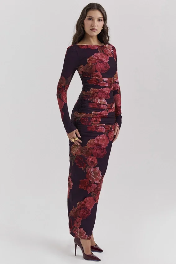 Lanetta Romantic Floral Maxi Dress Lanetta Romantic Floral Maxi Dress