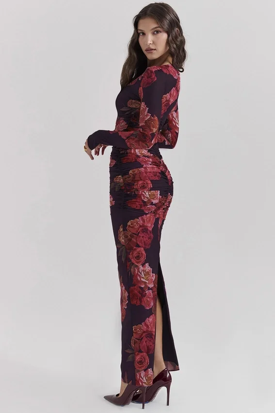 Lanetta Romantic Floral Maxi Dress Lanetta Romantic Floral Maxi Dress