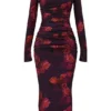 Lanetta Romantic Floral Maxi Dress Lanetta Romantic Floral Maxi Dress