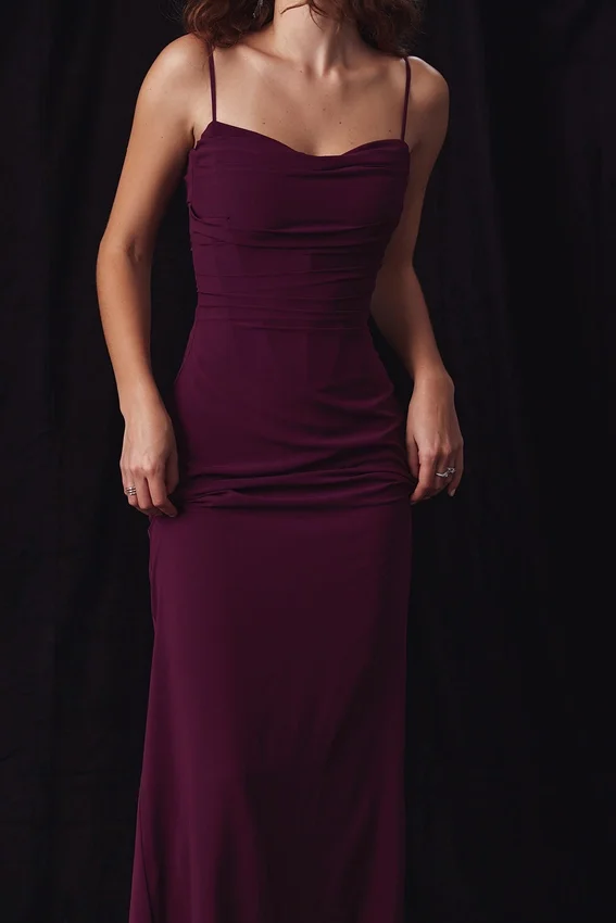 Lani Merlot Corset Maxi Dress Lani Merlot Corset Maxi Dress